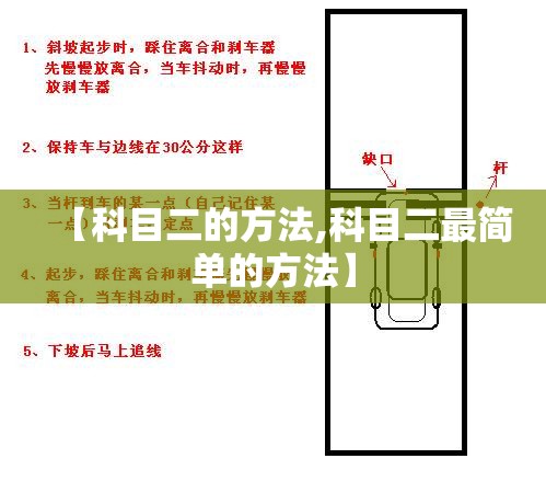 【科目二的方法,科目二最简单的方法】 【科目二的方法,科目二最简单的方法】