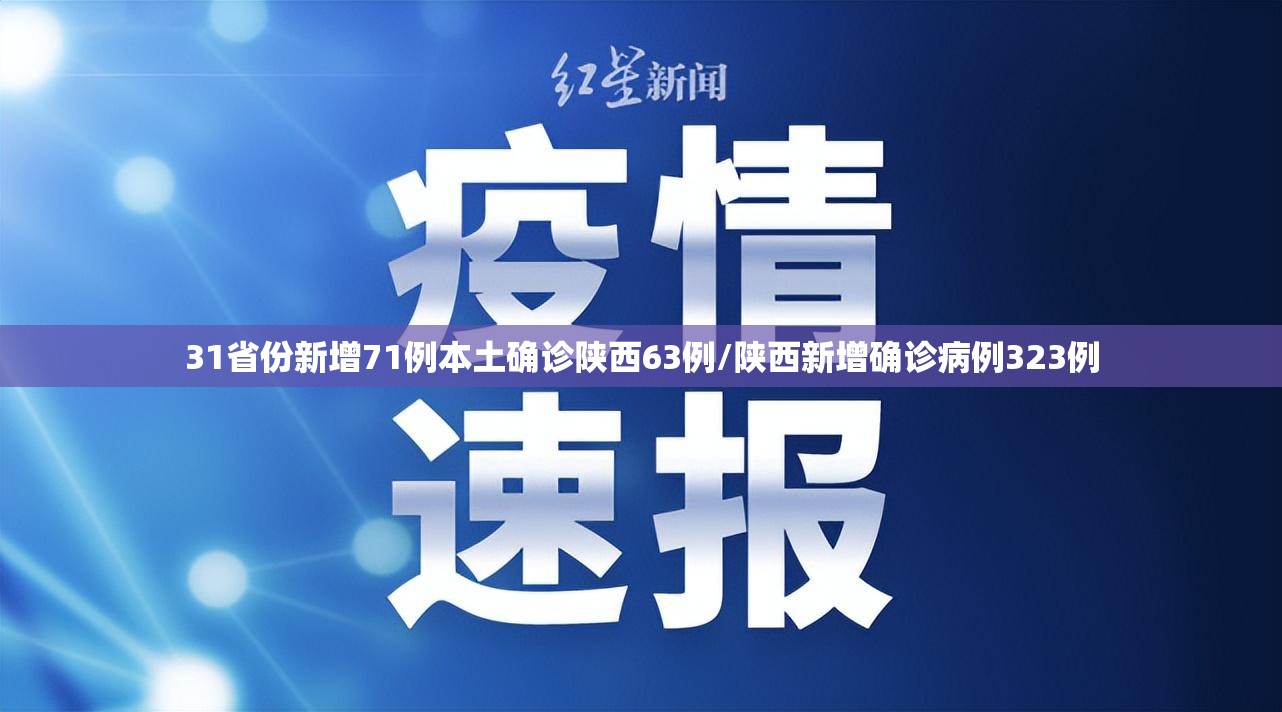 31省份新增71例本土确诊陕西63例/陕西新增确诊病例323例