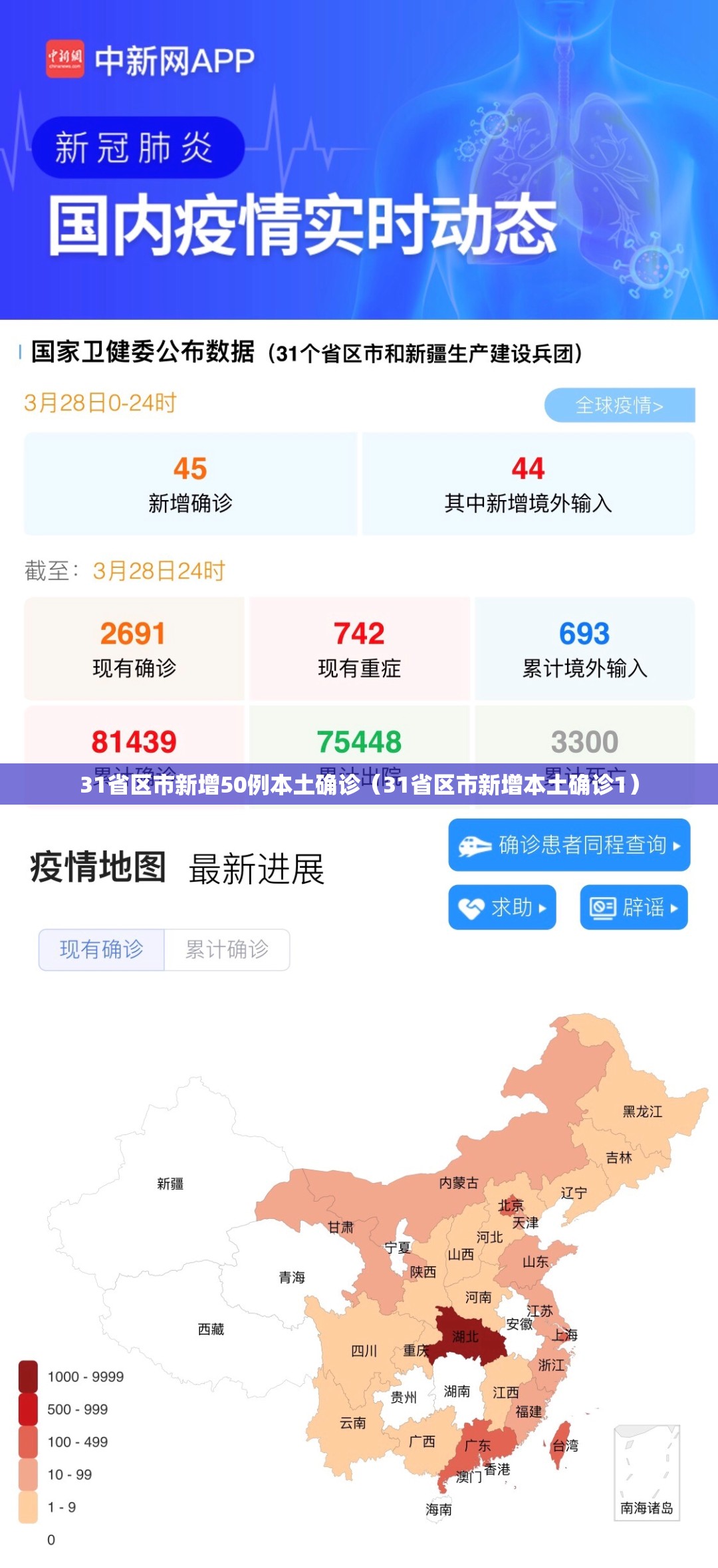 31省区市新增50例本土确诊(31省区市新增本土确诊1) 31省区市新增50例本土确诊(31省区市新增本土确诊1)