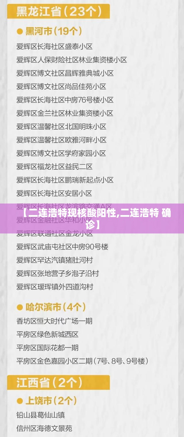 【二连浩特现核酸阳性,二连浩特 确诊】 【二连浩特现核酸阳性,二连浩特 确诊】