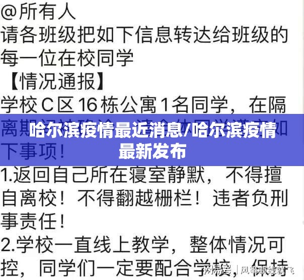 哈尔滨疫情最近消息/哈尔滨疫情最新发布