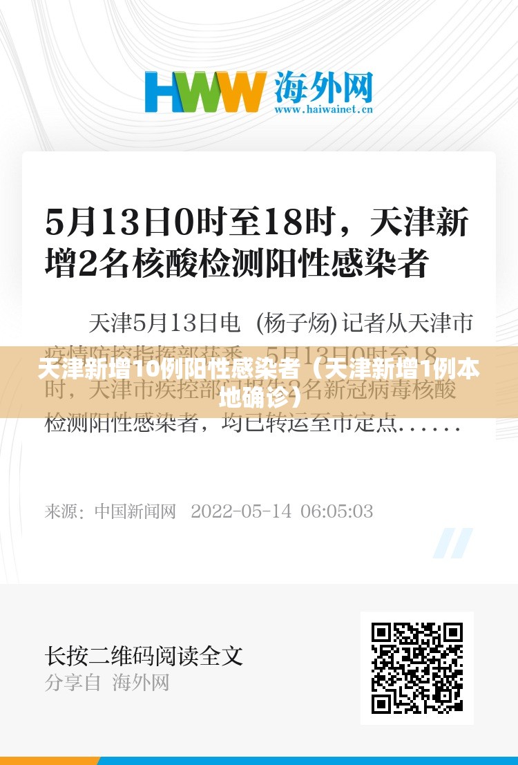 天津新增10例阳性感染者（天津新增1例本地确诊）