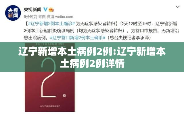 辽宁新增本土病例2例:辽宁新增本土病例2例详情