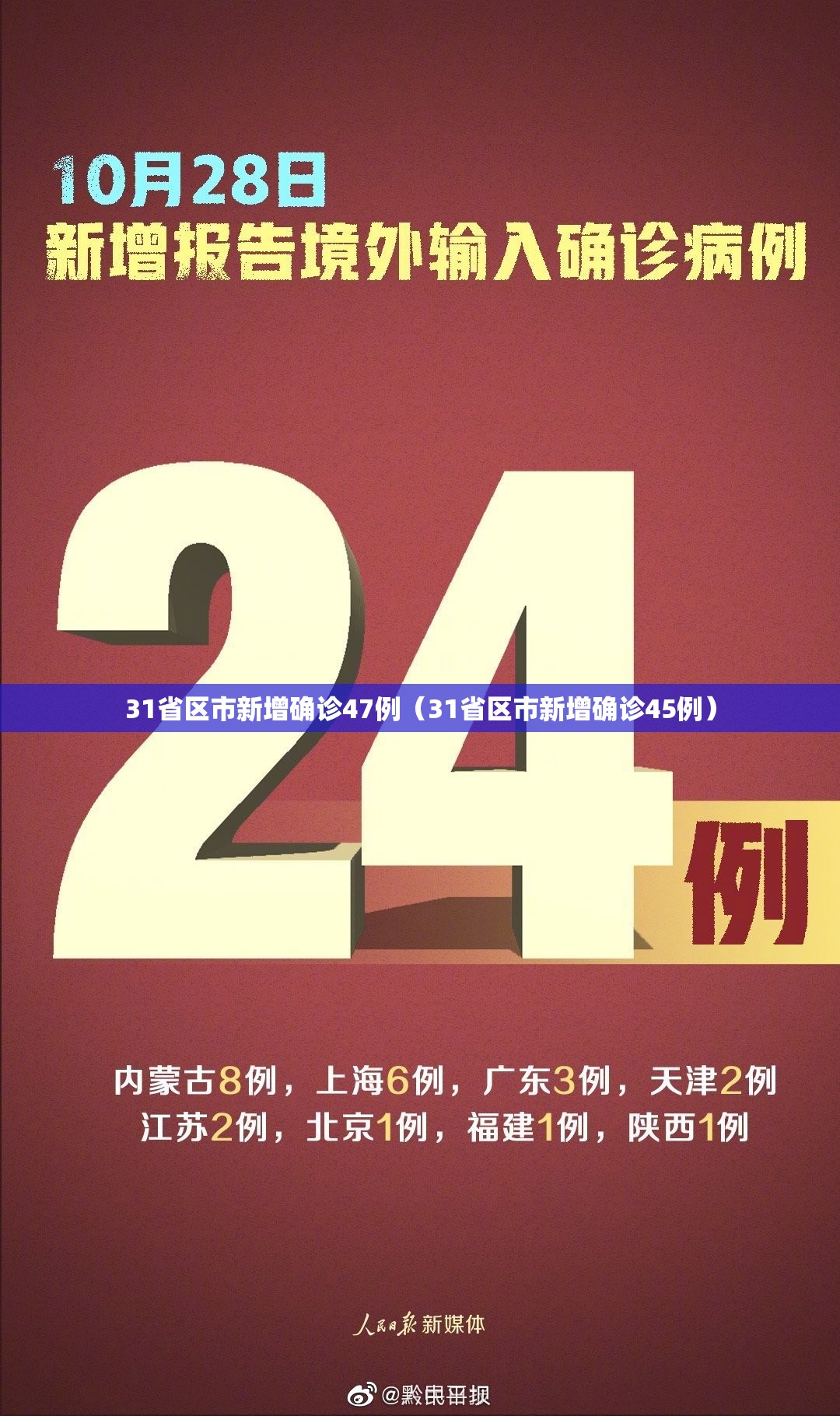 31省区市新增确诊47例(31省区市新增确诊45例) 31省区市新增确诊47例(31省区市新增确诊45例)