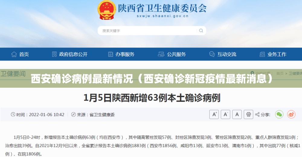 西安确诊病例最新情况(西安确诊新冠疫情最新消息) 西安确诊病例最新情况(西安确诊新冠疫情最新消息)