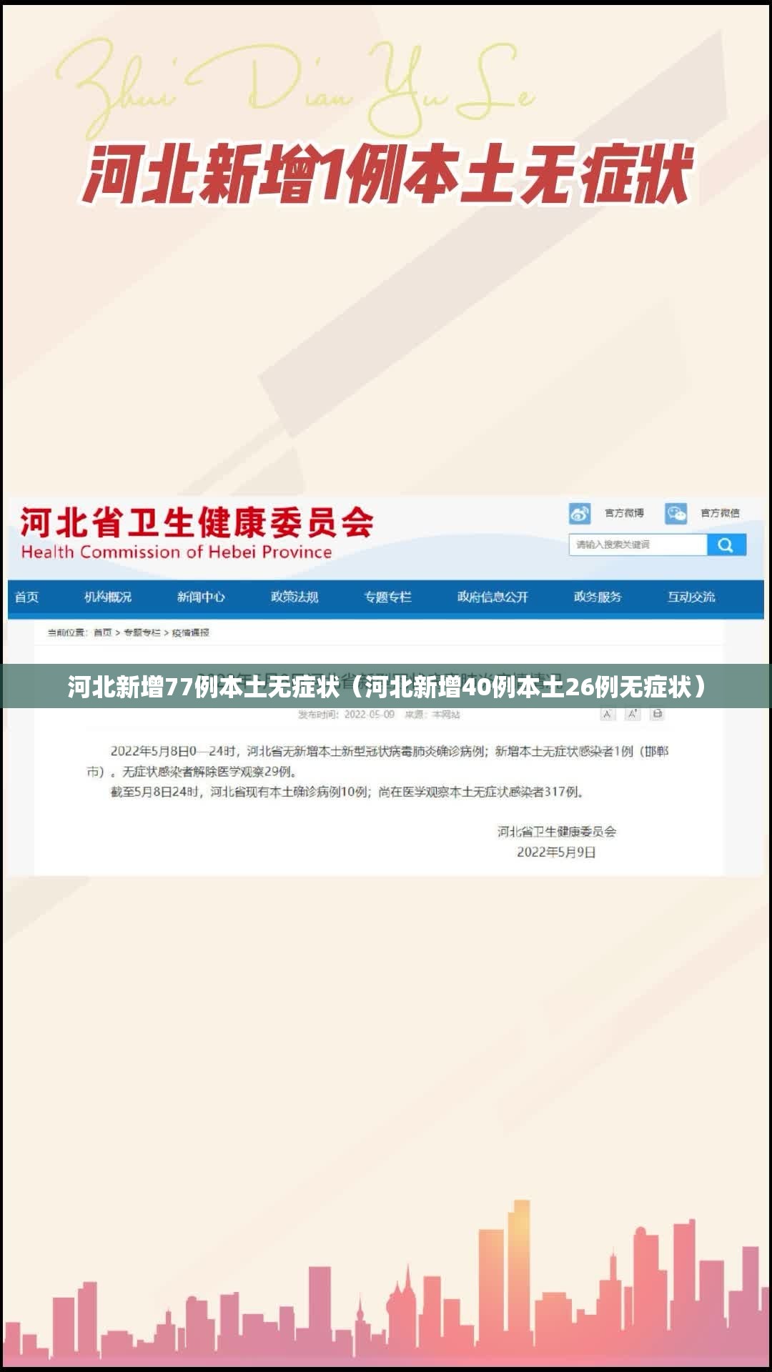 河北新增77例本土无症状(河北新增40例本土26例无症状) 河北新增77例本土无症状(河北新增40例本土26例无症状)
