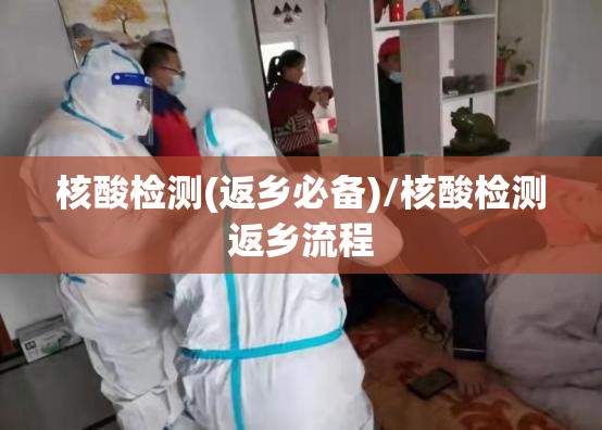 核酸检测(返乡必备)/核酸检测返乡流程