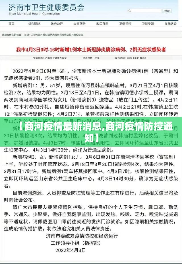 【商河疫情最新消息,商河疫情防控通知】 【商河疫情最新消息,商河疫情防控通知】