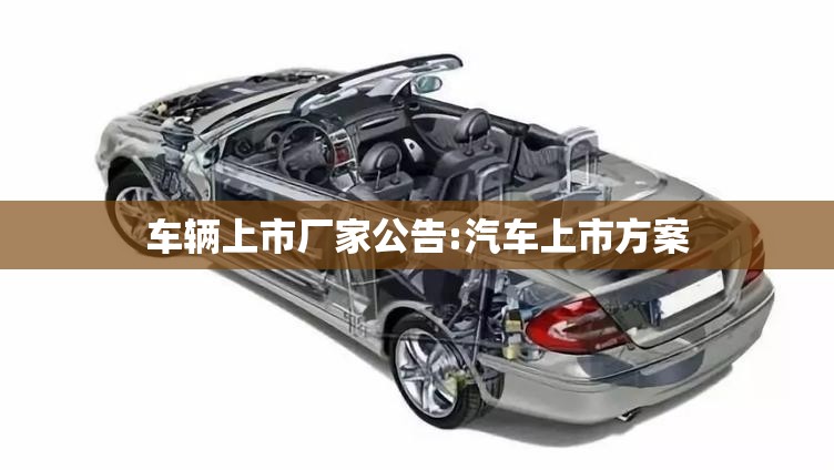 车辆上市厂家公告:汽车上市方案