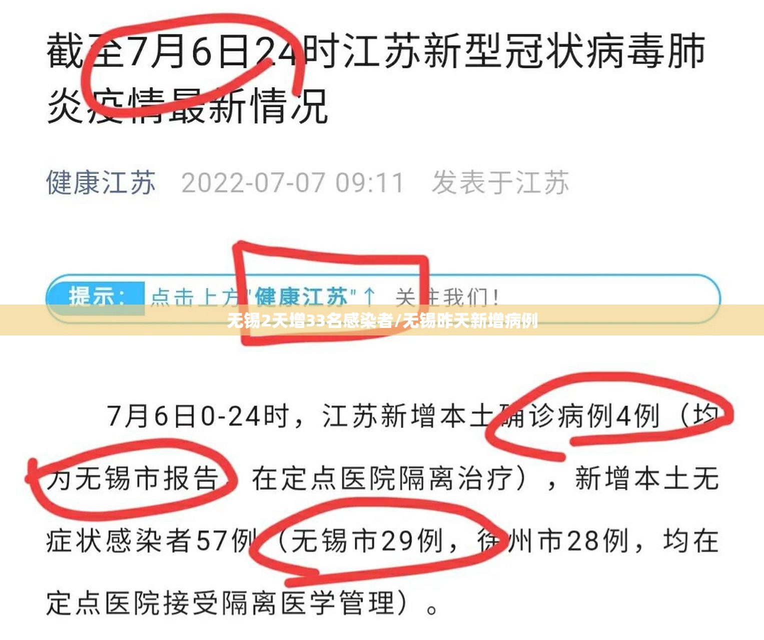 无锡2天增33名感染者/无锡昨天新增病例 无锡2天增33名感染者/无锡昨天新增病例