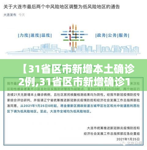 【31省区市新增本土确诊2例,31省区市新增确诊12例本土4例】 【31省区市新增本土确诊2例,31省区市新增确诊12例本土4例】
