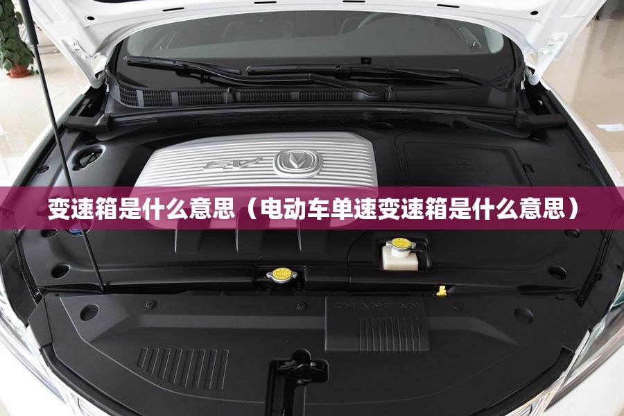变速箱是什么意思（电动车单速变速箱是什么意思）