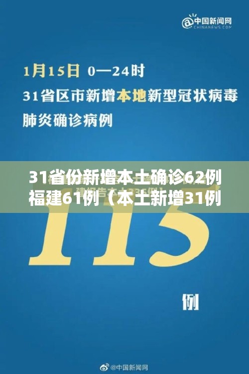 31省份新增本土确诊62例福建61例(本土新增31例 均在福建) 31省份新增本土确诊62例福建61例(本土新增31例 均在福建)
