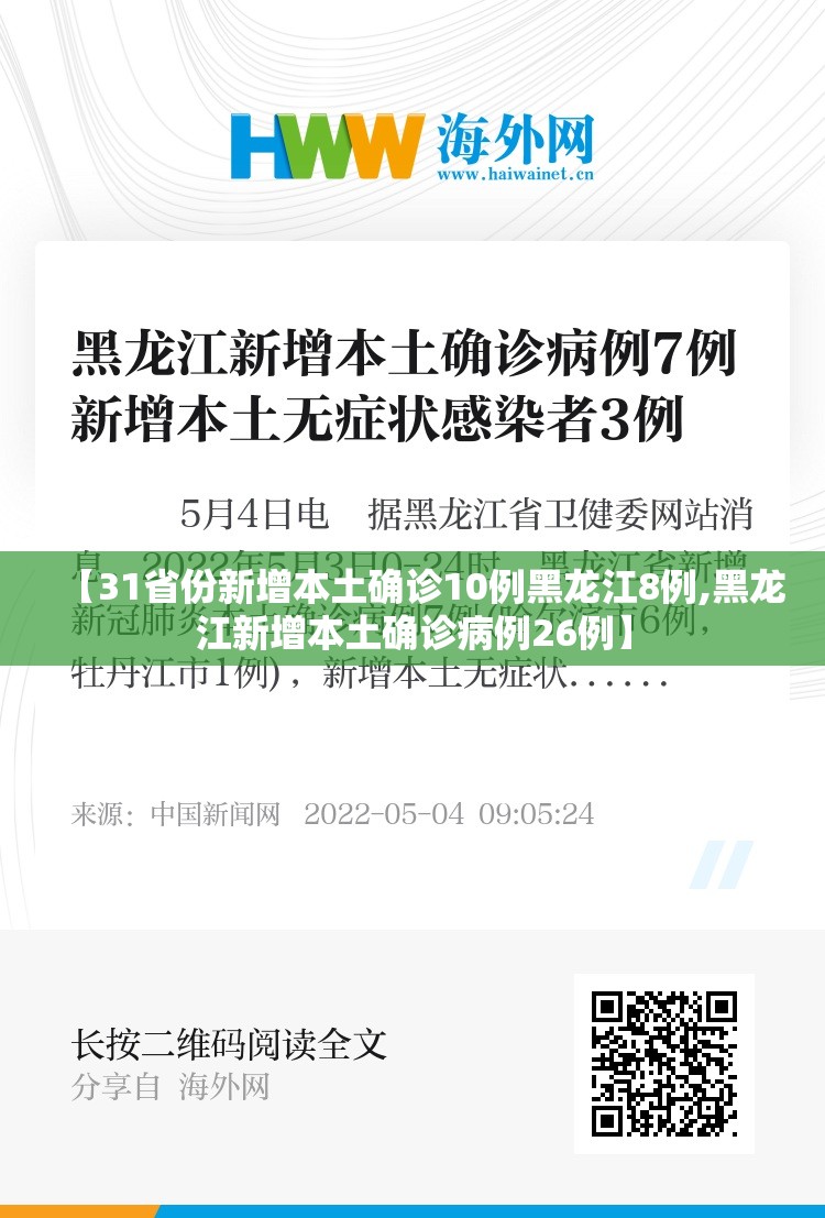 【31省份新增本土确诊10例黑龙江8例,黑龙江新增本土确诊病例26例】