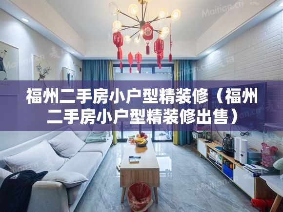 福州二手房小户型精装修（福州二手房小户型精装修出售）