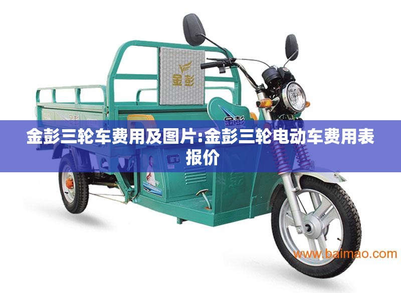 金彭三轮车费用及图片:金彭三轮电动车费用表 报价