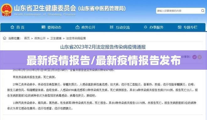最新疫情报告/最新疫情报告发布
