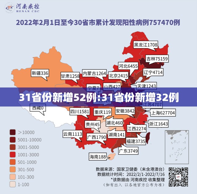 31省份新增52例:31省份新增32例