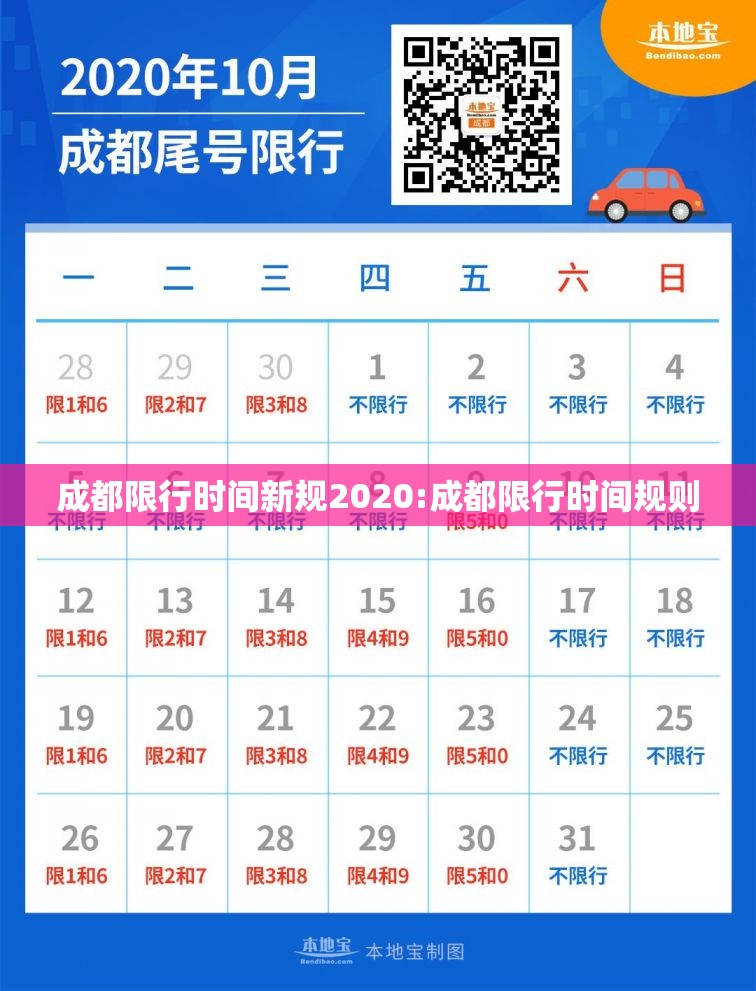 成都限行时间新规2020:成都限行时间规则