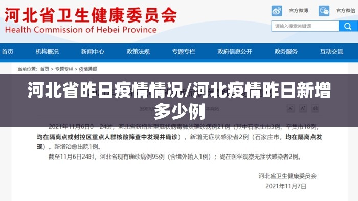 河北省昨日疫情情况/河北疫情昨日新增多少例