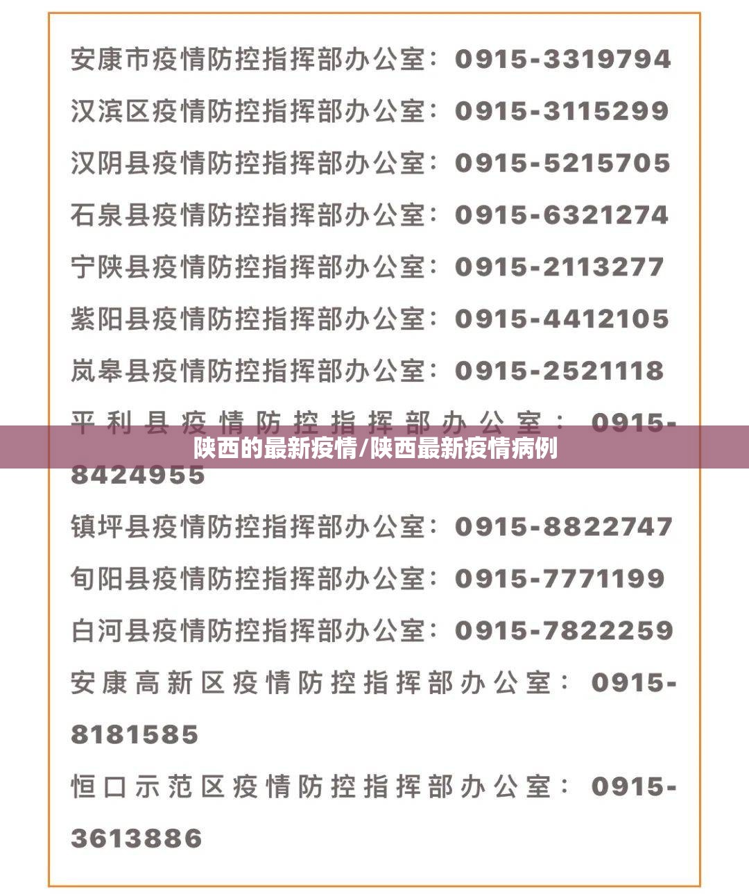 陕西的最新疫情/陕西最新疫情病例