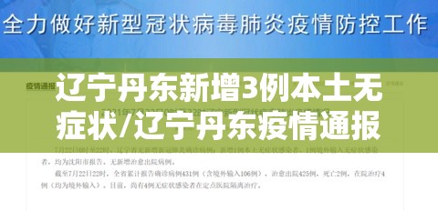 辽宁丹东新增3例本土无症状/辽宁丹东疫情通报
