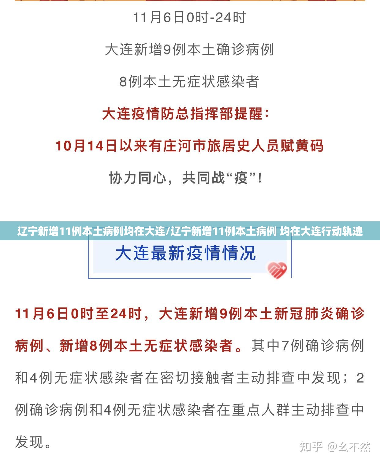 辽宁新增11例本土病例均在大连/辽宁新增11例本土病例 均在大连行动轨迹