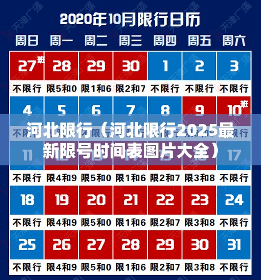 河北限行（河北限行2025最新限号时间表图片大全）