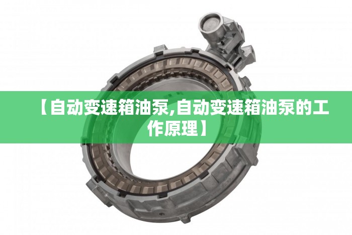 【自动变速箱油泵,自动变速箱油泵的工作原理】