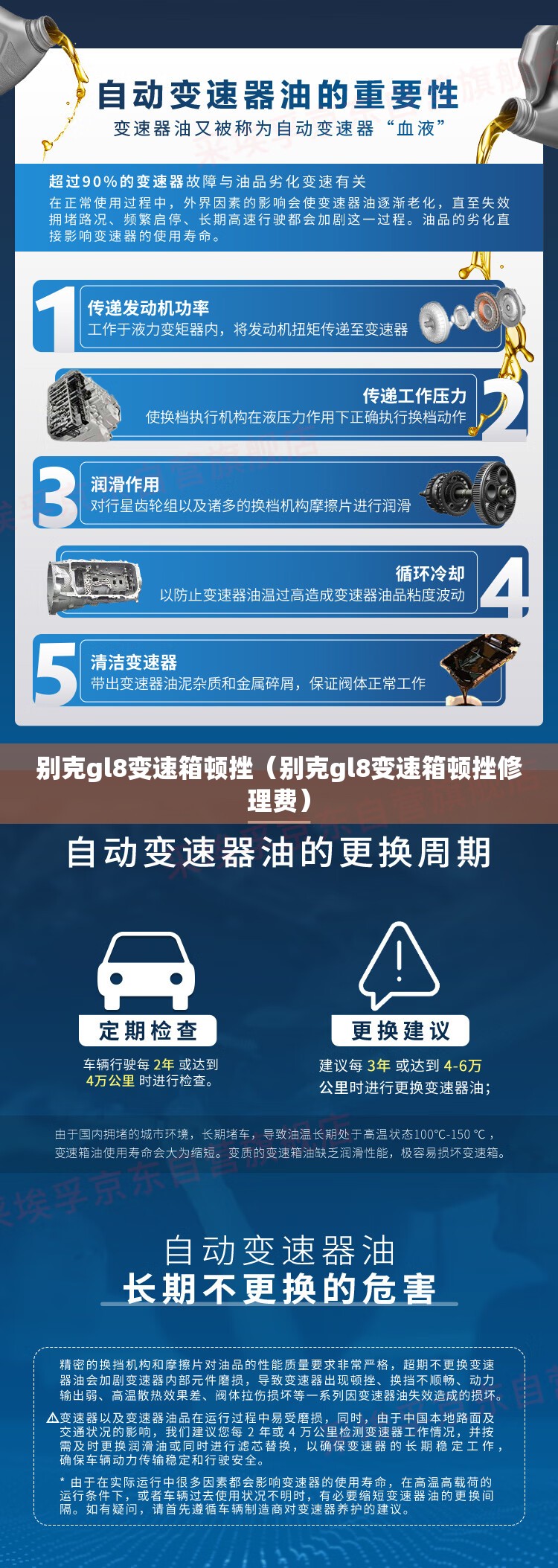 别克gl8变速箱顿挫（别克gl8变速箱顿挫修理费）