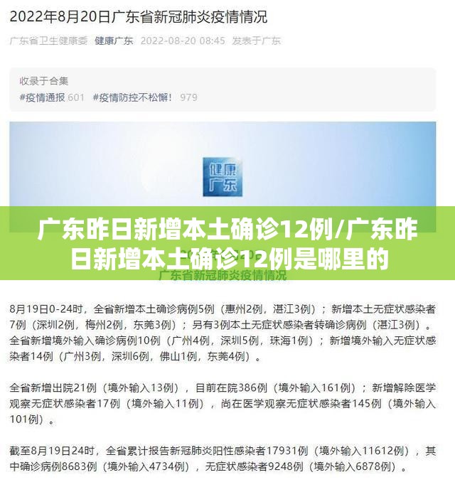 广东昨日新增本土确诊12例/广东昨日新增本土确诊12例是哪里的