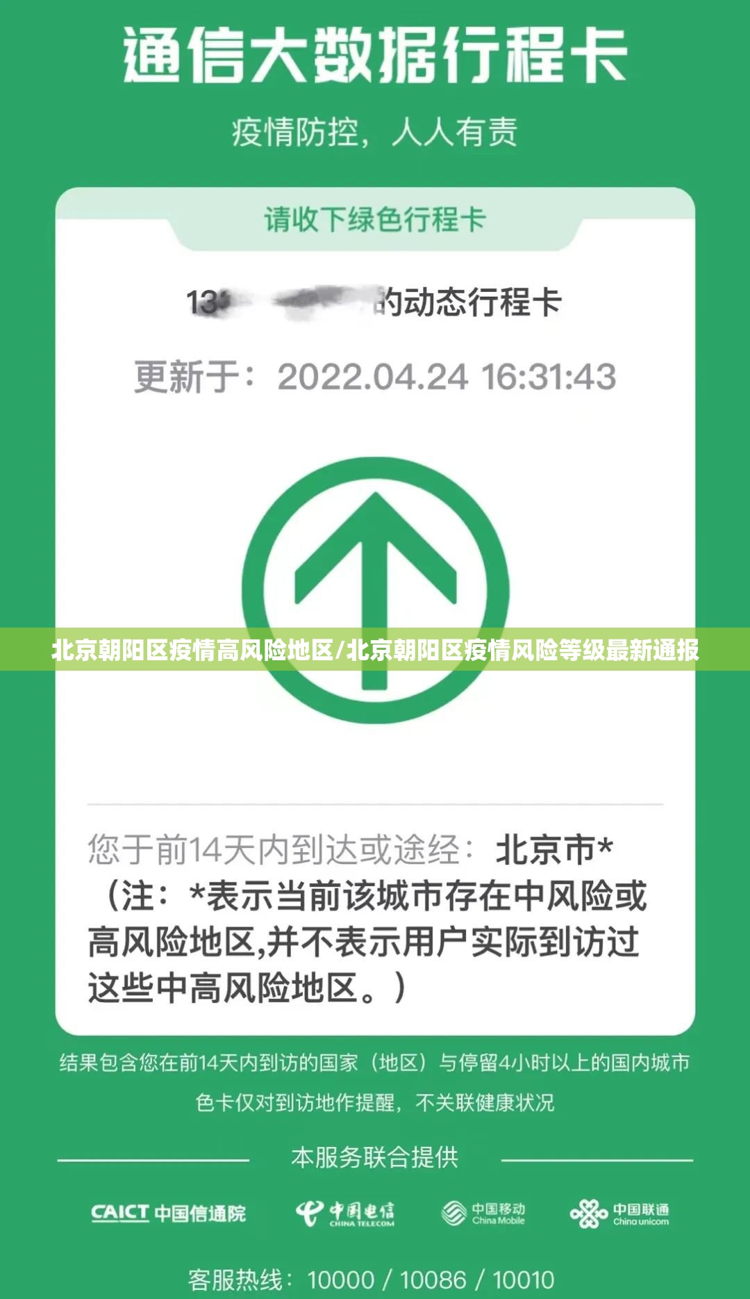 北京朝阳区疫情高风险地区/北京朝阳区疫情风险等级最新通报