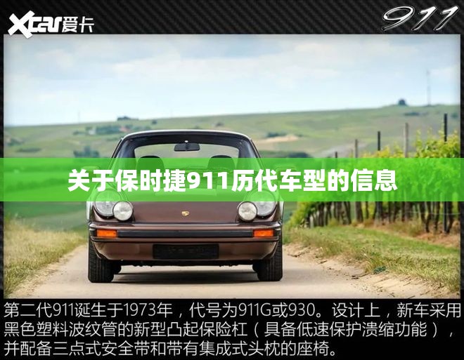 关于保时捷911历代车型的信息 关于保时捷911历代车型的信息