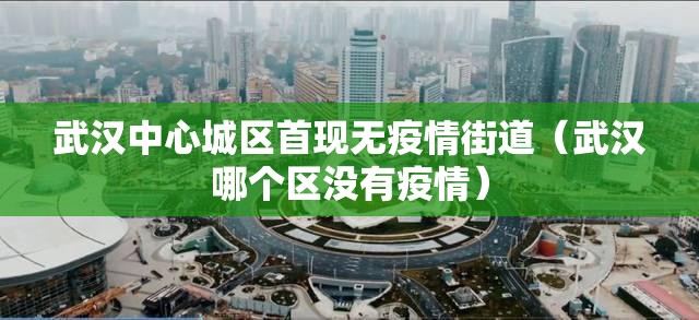 武汉中心城区首现无疫情街道（武汉哪个区没有疫情）