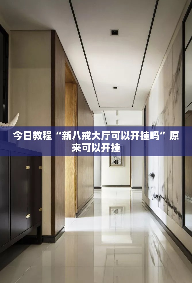 今日教程“新八戒大厅可以开挂吗	”原来可以开挂