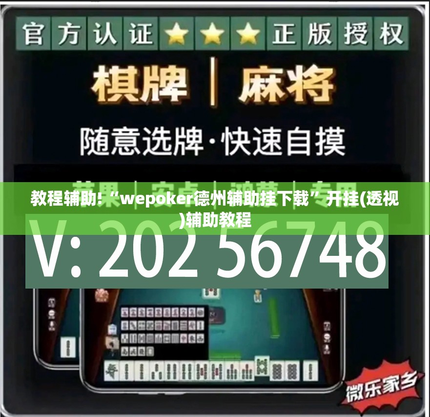 教程辅助!“wepoker德州辅助挂下载	”开挂(透视)辅助教程
