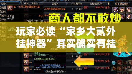 玩家必读“家乡大贰外挂神器	”其实确实有挂