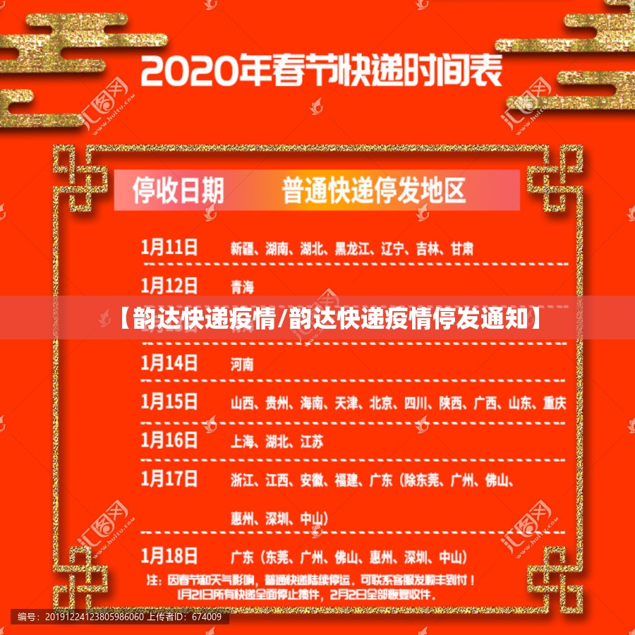 【韵达快递疫情/韵达快递疫情停发通知】 【韵达快递疫情/韵达快递疫情停发通知】