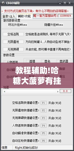 教程辅助!哈糖大菠萝有挂吗(透视)”开挂辅助脚本+详细开挂安装教程