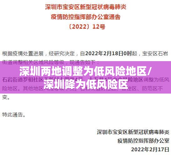 深圳两地调整为低风险地区/深圳降为低风险区 深圳两地调整为低风险地区/深圳降为低风险区