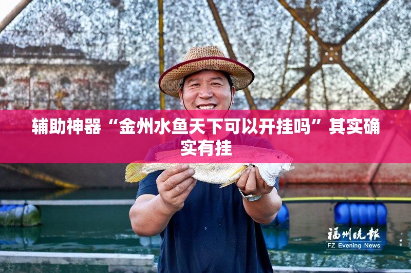 辅助神器“金州水鱼天下可以开挂吗”其实确实有挂