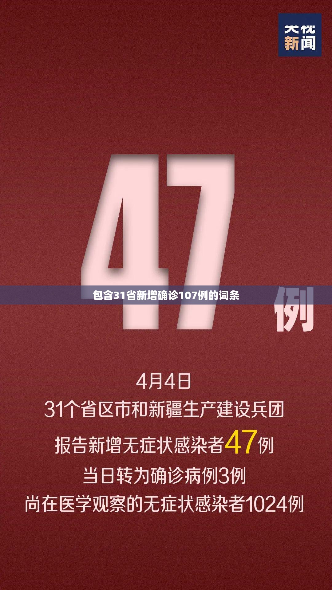 包含31省新增确诊107例的词条