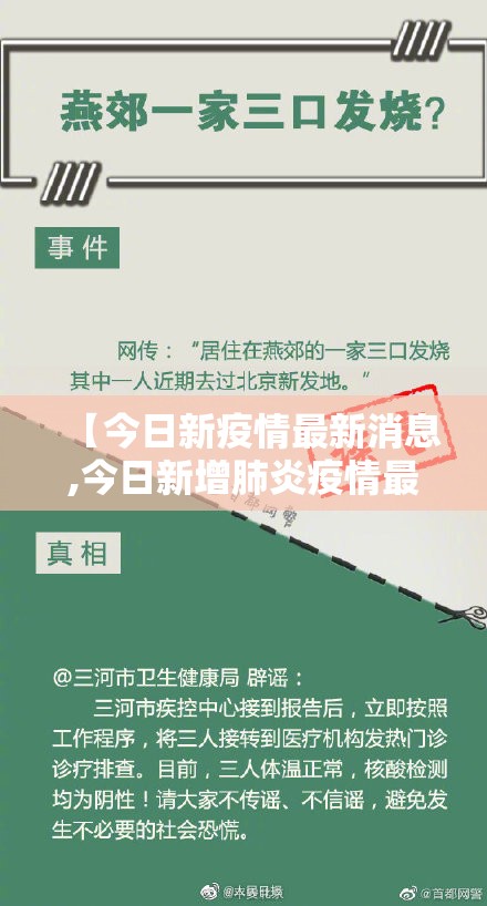 【今日新疫情最新消息,今日新增肺炎疫情最新消息 新闻】