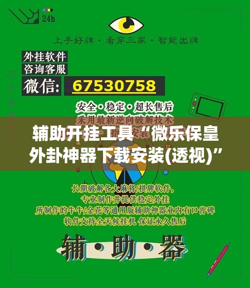 辅助开挂工具“微乐保皇外卦神器下载安装(透视)”开挂辅助脚本+详细开挂安装教程