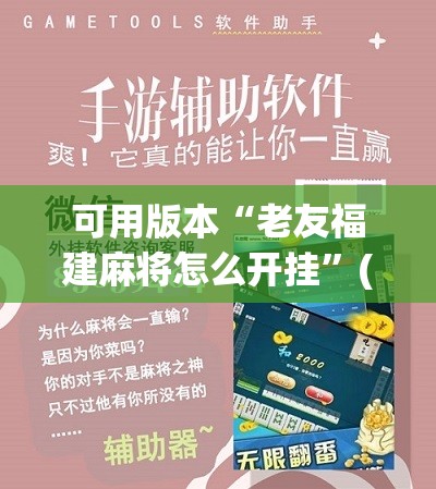 可用版本“老友福建麻将怎么开挂”(辅助神器)开挂详细教程