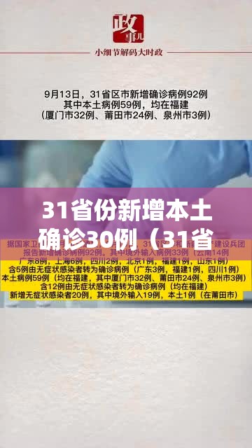 31省份新增本土确诊30例(31省份新增本土确诊30例?) 31省份新增本土确诊30例(31省份新增本土确诊30例?)