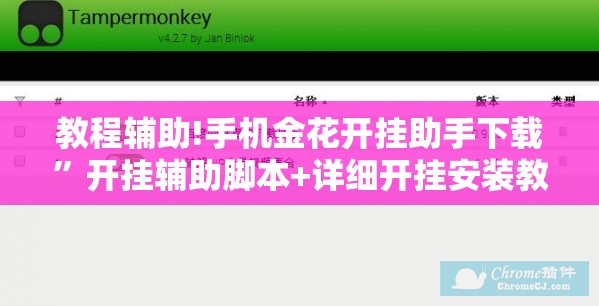 教程辅助!手机金花开挂助手下载”开挂辅助脚本+详细开挂安装教程