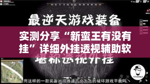 实测分享“新蛮王有没有挂”详细外挂透视辅助软件教程
