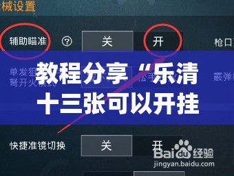 教程分享“乐清十三张可以开挂吗”开挂(透视)辅助神器