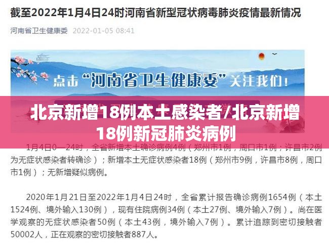 北京新增18例本土感染者/北京新增18例新冠肺炎病例 北京新增18例本土感染者/北京新增18例新冠肺炎病例